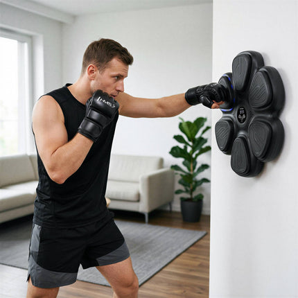 Interaktives Bluetooth-Boxziel mit Handschuhen