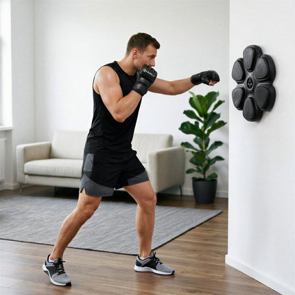 Interaktives Bluetooth-Boxziel mit Handschuhen