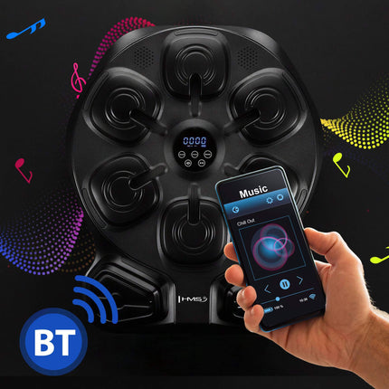 Interactive Music Boxing Machine with Bluetooth & Gloves