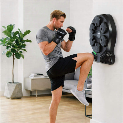 Interactive Music Boxing Machine with Bluetooth & Gloves