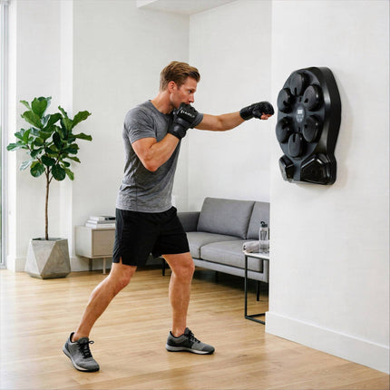 Interactive Music Boxing Machine with Bluetooth & Gloves