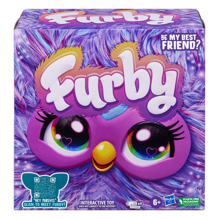 Interaktives lila Furby-Spielzeug für Kinder, batteriebetrieben