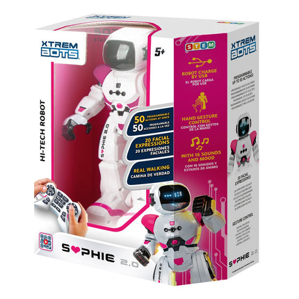 Interactive Robot Sophie 2.0 with Voice Control and Sensors