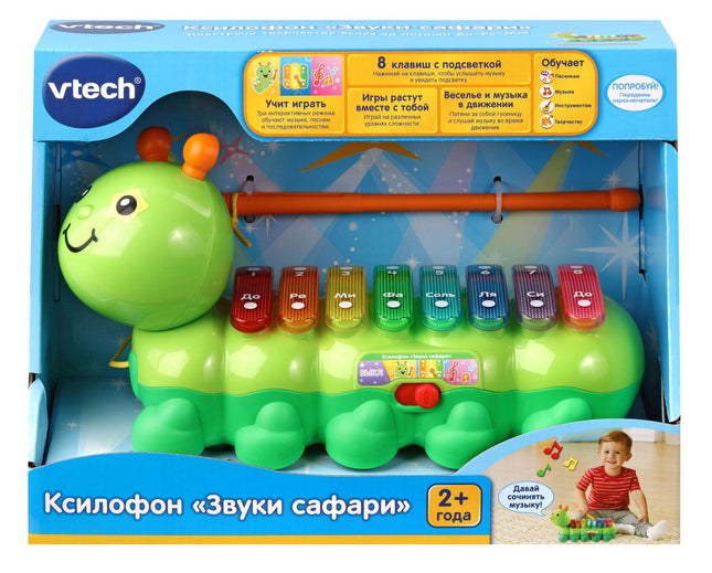 Interaktives Xylophon-Spielzeug für Kinder mit Safari-Sounds