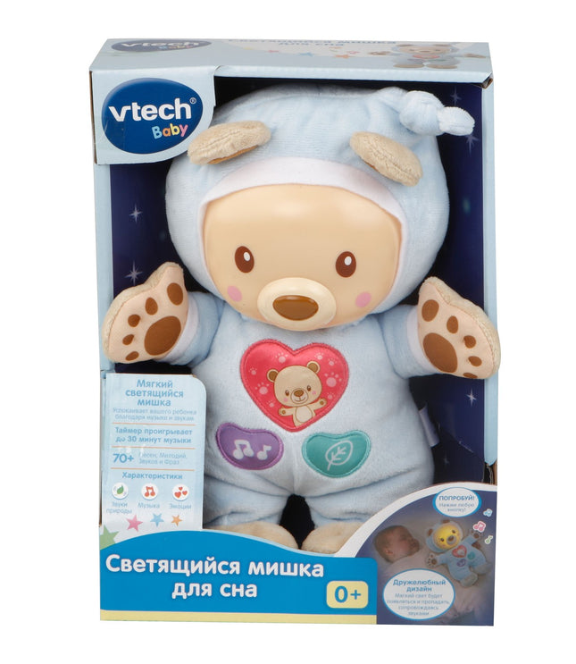 Interaktives Schläfriges Leuchtteddy für Kinder, russische Sprache
