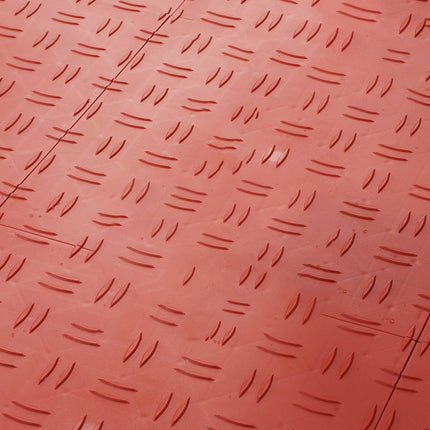 Interlocking Garage Floor Tiles, 12 x 12 In, 25-Pack, Red