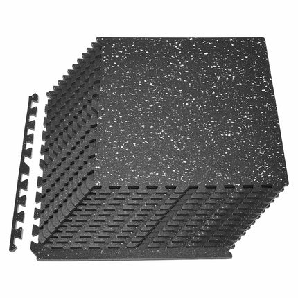 Interlocking Gym Floor Mats, 24-Pack EVA Foam 14 mm