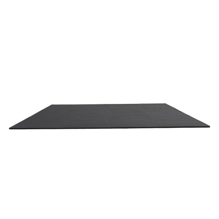 Interlocking Gym Floor Mats Set, 24 PCS, 14 mm, Black