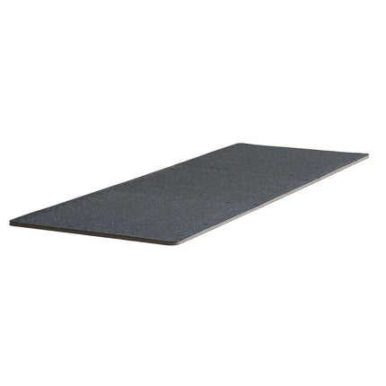 Interlocking Gym Floor Tiles, 0.56 In, 48 Sq Ft Coverage