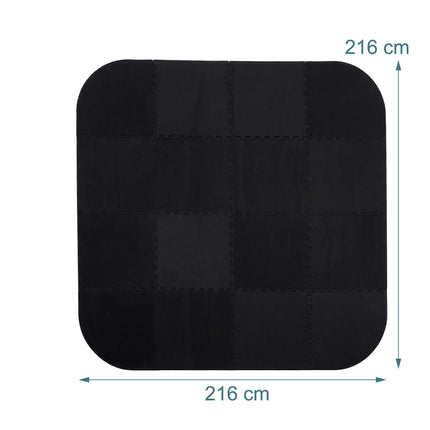 Interlocking Pool Floor Mat, EVA Foam Slip-Resistant