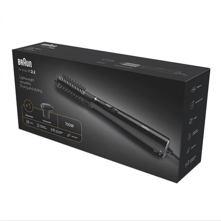 Ionic Air Styler 700W, 2 Heat Settings, 2 Attachments