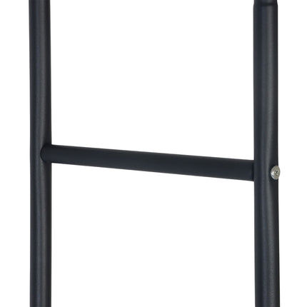 Iron Double Wardrobe with 2 Rods and Shelves