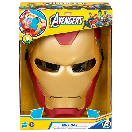 Vyklápěcí maska Iron Man pro děti, nastavitelná, lehká
