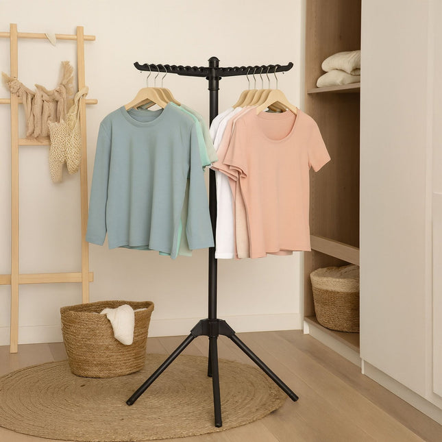 Ironing Rack for 27 Hangers – Foldable Drying Stand