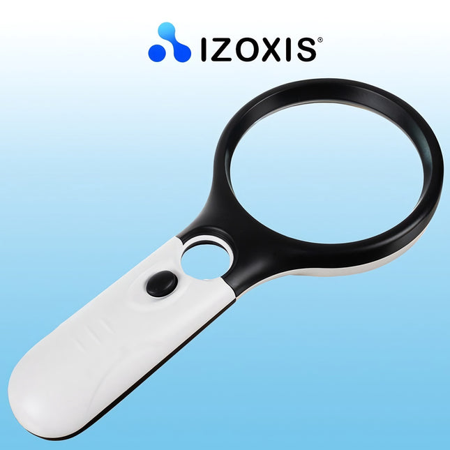 Izoxis 22670 LED-beleuchtete Lupe 