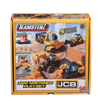 Jcb Mini Machines Playset With Sand And 5 Cars