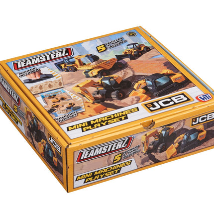 Jcb Mini Machines Playset With Sand And 5 Cars