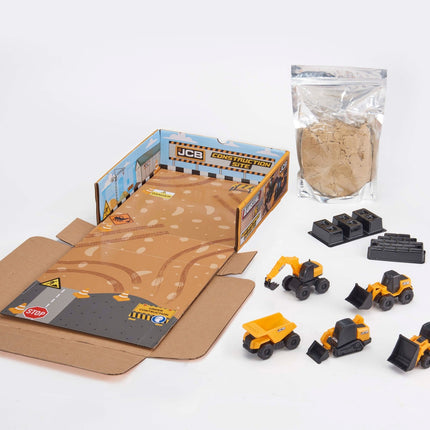 Jcb Mini Machines Playset With Sand And 5 Cars