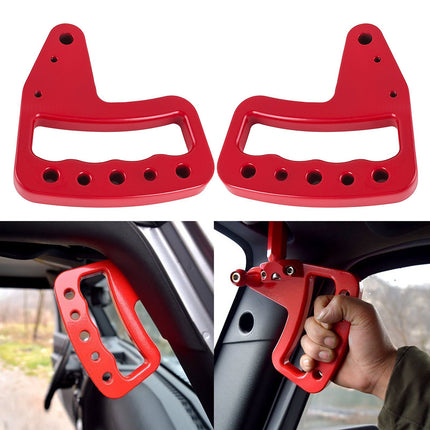 Jeep Wrangler JK Grab Handles, Front Rear, Set of 4