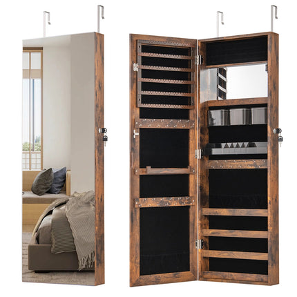 Schmuckschrank, 110 cm Ganzkörperspiegel, abschließbar