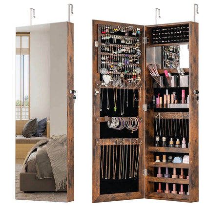 Schmuckschrank, 110 cm Ganzkörperspiegel, abschließbar