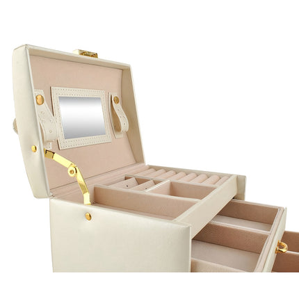 Schmuckschatulle/-etui - beige 