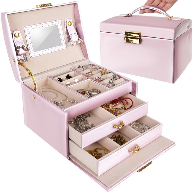 Schmuckschatulle/-etui - rosa 