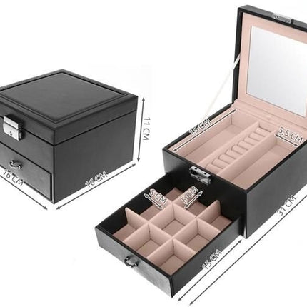 Jewelry case - black K8898 Beautylushh