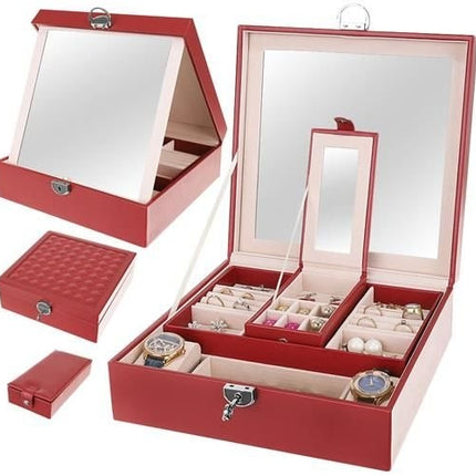 Jewelry case - burgundy Beautylushh