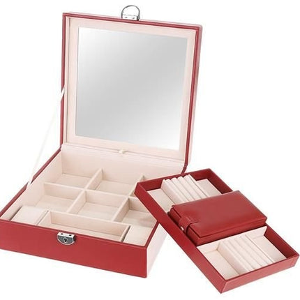 Jewelry case - burgundy Beautylushh