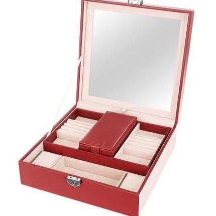 Jewelry case - burgundy Beautylushh