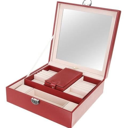 Jewelry case - burgundy Beautylushh