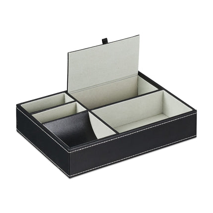 Compartiment à bijoux aspect cuir
