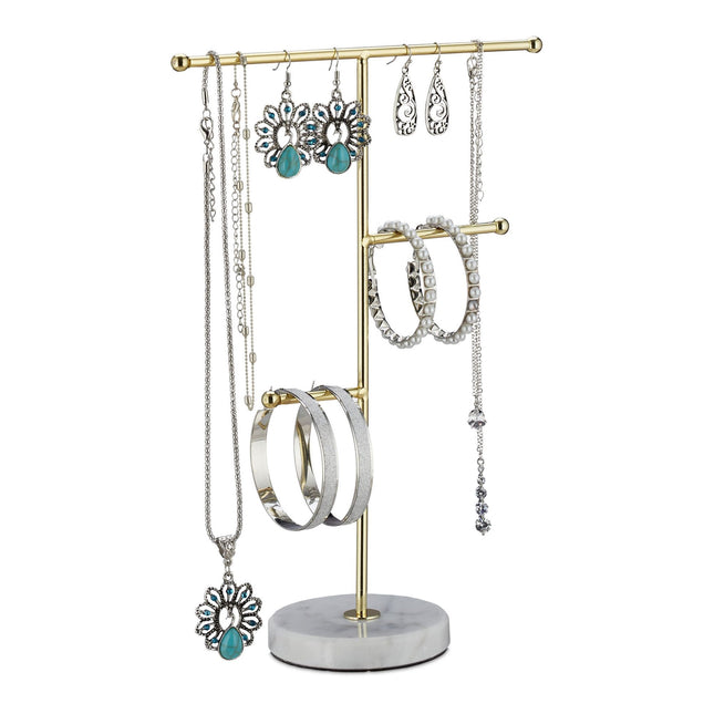 Présentoir à bijoux en or
