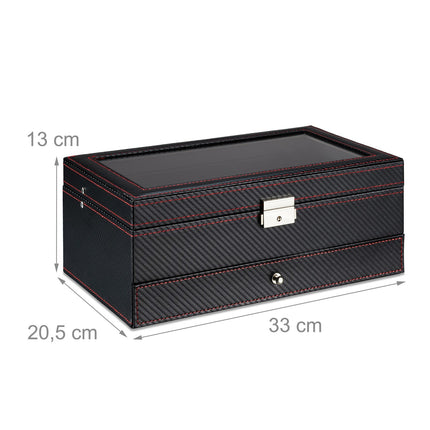 Jewelry storage with drawer