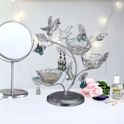 Arbre à bijoux pour boucles d'oreilles et bagues