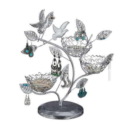 Arbre à bijoux pour boucles d'oreilles et bagues