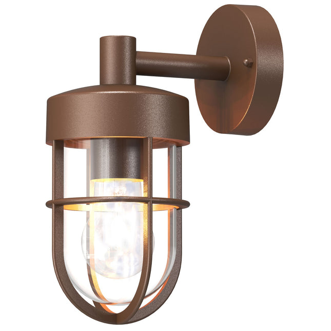 Jimmy Wandleuchte E27 Fassung IP44 Corten