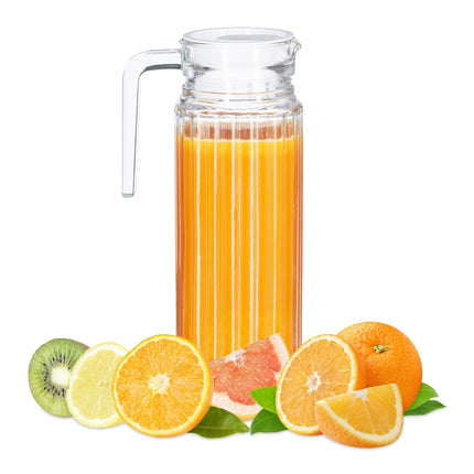 Pichet à jus en verre 1 l