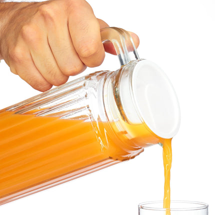 Pichet à jus en verre 1 l
