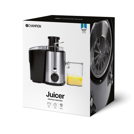 Odšťavňovač 600W, 0.5L nerezová ocel, černá