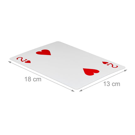Jumbo playing cards 2 decks