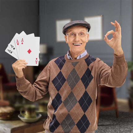 Jumbo playing cards 2 decks