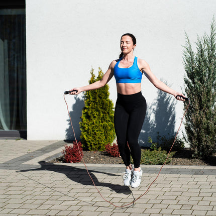 Švihadlo, nastavitelná délka, lehká fitness pomůcka