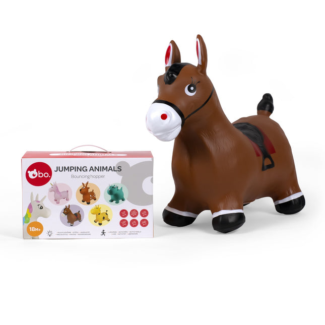 Hüpfendes Tier-Pferd-Spielzeug für Kinder, Interaktives Spiel, Sicheres Material