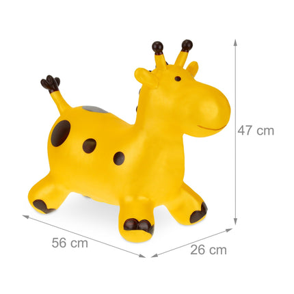 Jumping animal Giraffe