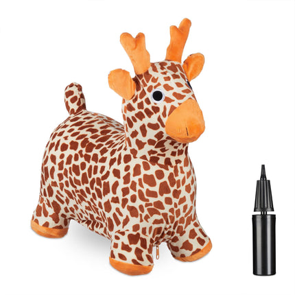 Hüpftier Giraffe mit Mütze