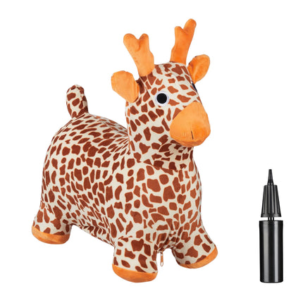 Hüpftier Giraffe mit Mütze