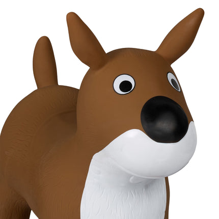 Chien sauteur en marron