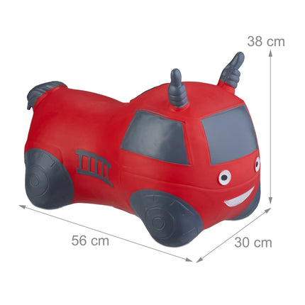 Jumping fire engine
